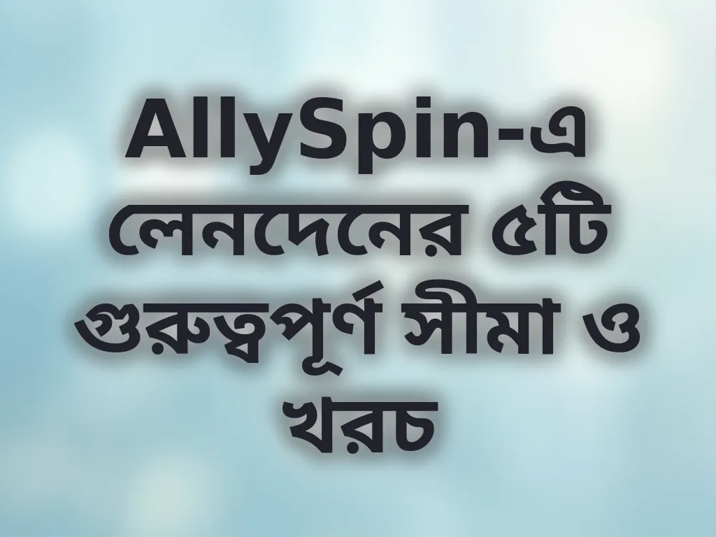 AllySpin লেনদেনের সীমা